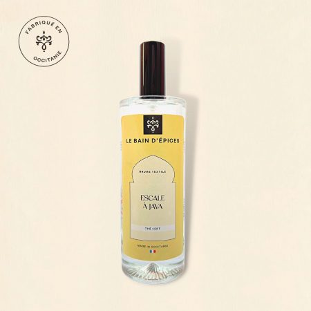 Brume textile, brume d'oreiller Escale à Java, Thé vert 100 ml