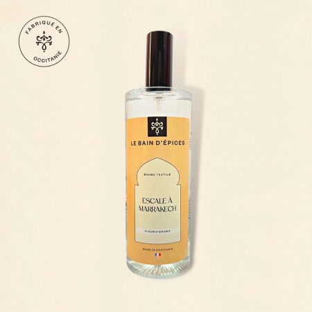 Brume textile, brume d'oreiller Escale à Marrakech, Fleur d'oranger 100 ml