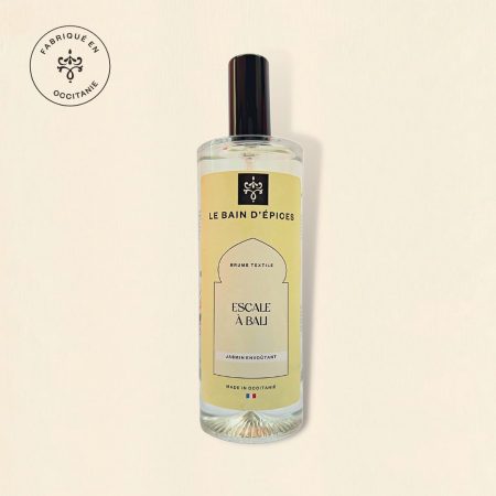 Brume textile, brume d'oreiller Escale à Bali, Jasmin 100 ml