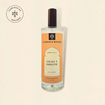 Brume textile, brume d'oreiller Escale à Babylone, Nuits d'orient 100 ml